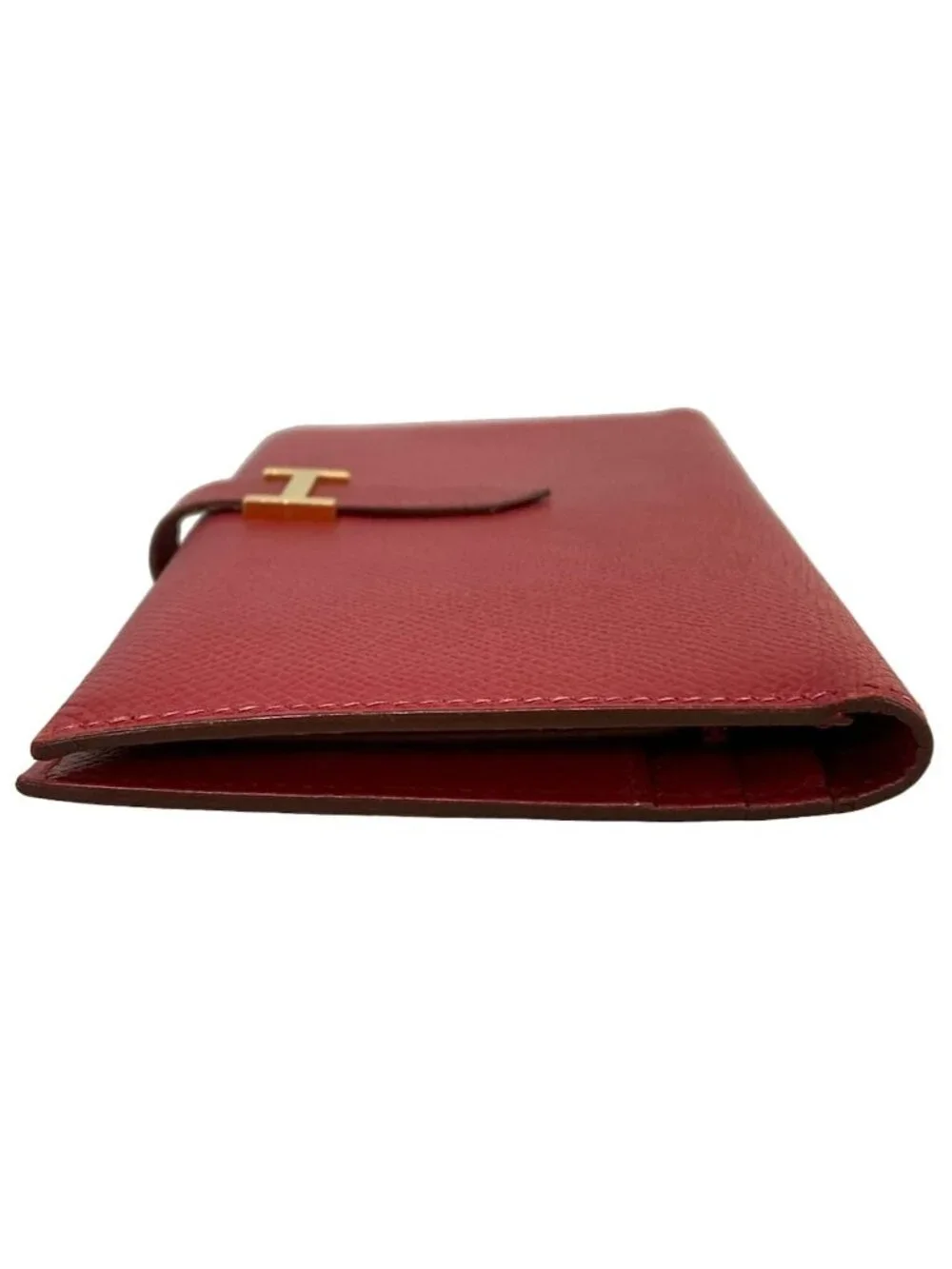 Hermes Wallet Bearn Ruby Previous Model Gold